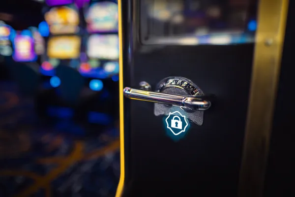 VM916 Casino — Step inside our high-end casino experience A glamorous woman holding casino chips in a neon-lit environment, representing the premium online casino atmosphere of VM916.